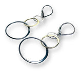 Triple Circle Earrings - Janine Design