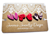 Valentines Earring Sets- Clay Earrings - Janine Design
