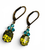 Vintage Inspired Crystal Earrings
