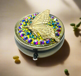 Butterfly Pill Box, trinket box, Jewelry Box* - Janine Design
