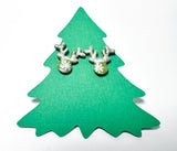 Winter Earrings/ Clay Earrings, Holiday Earrings/ Christmas Earrings- ON SALE! - Janine Design