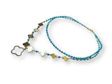 Golden Turquoise Necklace* - Janine Design