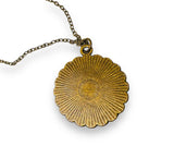 Polymer Clay Floral Sculpted Necklace - Janine Design