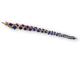 Woven Crystal Bracelet/7.5” bracelet - Janine Design
