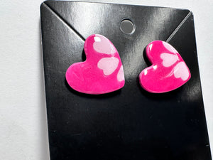 Valentines Earrings- Clay Earrings - Janine Design