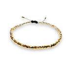 Adjustable Friendship Bracelet/Glass Friendship Bracelet 2-5 MM Bead Bracelet or Anklet - Janine Design