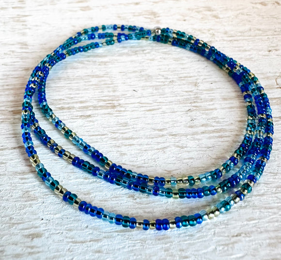 Stretch Wrap Necklace, Bracelet, anklet - Janine Design