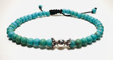Adjustable Friendship Bracelet/Glass Friendship Bracelet 2-5 MM Bead Bracelet or Anklet - Janine Design