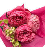 Peony Rose Bouquet Silk Floral Decor - Janine Design