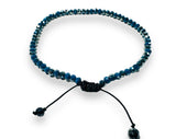 Adjustable Friendship Bracelet/Glass Friendship Bracelet 2-5 MM Bead Bracelet or Anklet - Janine Design