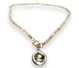 Chocolate Moonstone Necklace - Janine Design