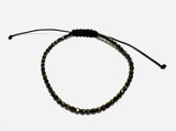 Adjustable Friendship Bracelet/Glass Friendship Bracelet 2-5 MM Bead Bracelet/Anklet