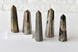 Soothing Crystals - Pyrite Obelisk | Crystal Tower | Reiki Gemstone Crystal