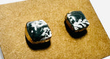 Lace Design Handmade Clay Stud Earrings/Minimalist Earrings/Simple Earrings - Janine Design