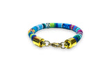 Woven Fabric Bracelet/ Bohemian Bracelet - Janine Design