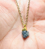Raw Gemstone Necklace/ Affordable Gifts - Janine Design