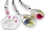 Pressed Flower Holiday Ornaments, Car Ornament, Decorations - Janine Design