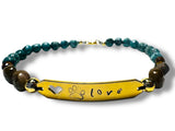 Turquoise Paw Bracelet*