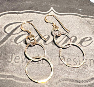 Triple Circle Earrings*
