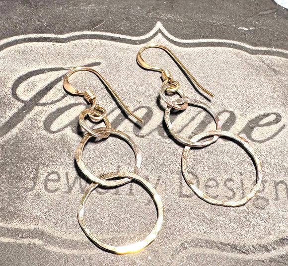 Triple Circle Earrings*