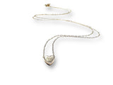 Gold Fill Heart Heart Minimalist Necklace, Dainty Heart Necklace*