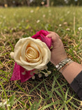Single Stem Silk Rose for  Decor - Janine Design