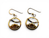 Gemstone lotus Earrings