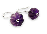 Amethyst Pumpkin Earrings - Janine Design
