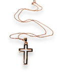 Cross-Rose Gold - Janine Design