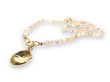 Chocolate Moonstone Necklace - Janine Design
