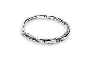 Size 10.5” -Textured Stacking Ring - Janine Design