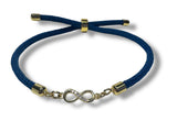 Sparkle Charm Bracelet, Cord Bracelet - Janine Design