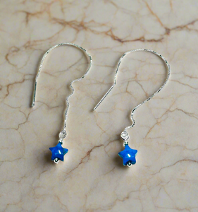 Star Chain Earrings/Threader Earrings