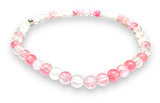 Gemstone Stretch Bracelet-Labradorite, agate, Calcite, Chalcedon - Janine Design