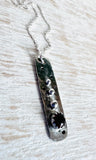 Garnet Tag Necklace*