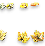 Fall Earrings Polymer Clay/ Pumpkin Earrings/ Leaf Earrings - Janine Design