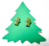 Winter Earrings/ Clay Earrings, Holiday Earrings/ Christmas Earrings- ON SALE! - Janine Design