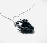Sterling Dragon Necklace - Janine Design