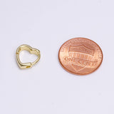 14K Gold Filled 10mm Heart Huggie Cartilage Earrings*