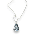 Sapphire Sterling Necklace, September Birthstone Necklace