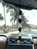 Soothing Crystals - Car Hanger | Black Tourmaline | Selenite Crystal Hanger