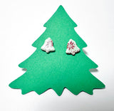 Winter Earrings/ Clay Earrings, Holiday Earrings/ Christmas Earrings- ON SALE! - Janine Design