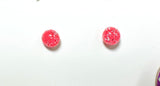 Tiny Resin Hypoallergenic Studs - Janine Design