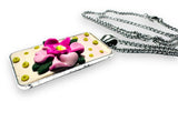 Polymer Clay Floral Sculpted Necklace - Janine Design