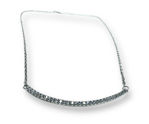 Cubic Zirconia Bar Necklace* - Janine Design