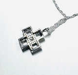 CZ Cross Necklace - Janine Design