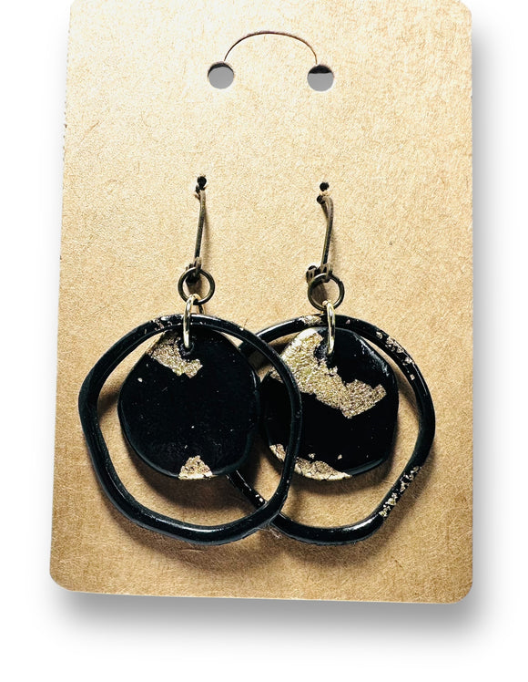 Clay Circles Earrings - Janine Design