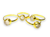 Size 8 Moonstone Ring - Janine Design