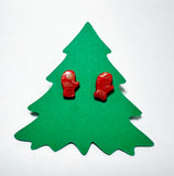 Winter Earrings/ Clay Earrings, Holiday Earrings/ Christmas Earrings- ON SALE! - Janine Design