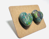 Handmade Clay Stud Earrings/Minimalist Earrings/Simple Earrings - Janine Design